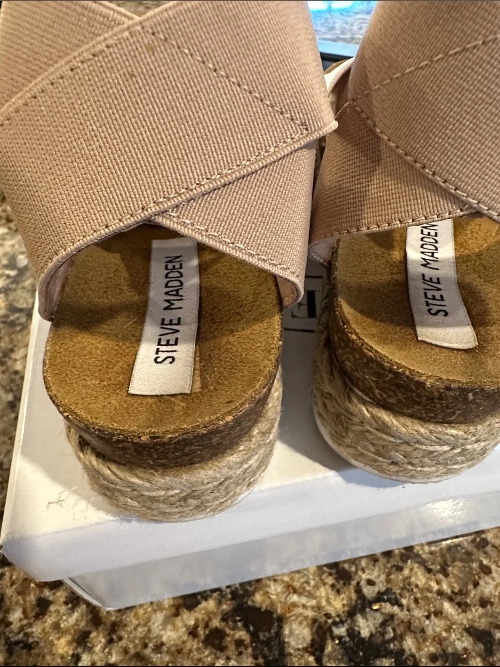 Steve Madden Blush Espadrille Platform Sandal